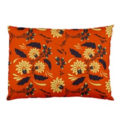 Folk Flowers Pattern  Pillow Case by Eskimos