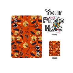 Folk Flowers Pattern  Playing Cards 54 Designs (mini) by Eskimos