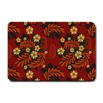 Folk flowers pattern Small Doormat  24 x16  Door Mat