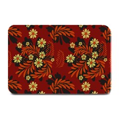 Folk flowers pattern Plate Mats