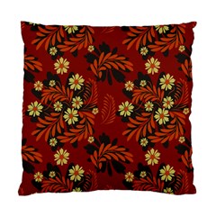 Folk flowers pattern Standard Cushion Case (Two Sides)