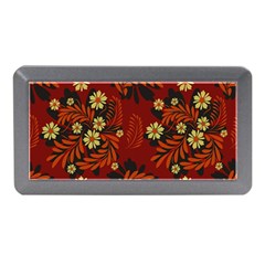 Folk flowers pattern Memory Card Reader (Mini)