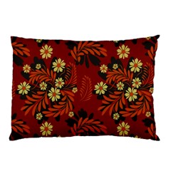 Folk Flowers Pattern Pillow Case (two Sides) by Eskimos