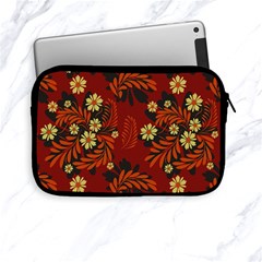 Folk Flowers Pattern Apple Ipad Mini Zipper Cases by Eskimos