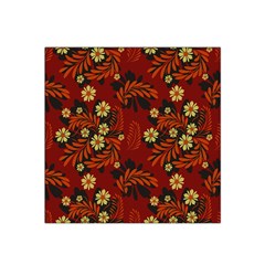 Folk flowers pattern Satin Bandana Scarf