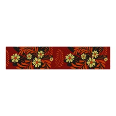 Folk flowers pattern Velvet Scrunchie