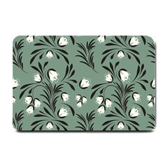 Folk Flowers Pattern Small Doormat  by Eskimos