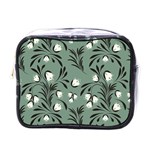 Folk flowers pattern Mini Toiletries Bag (One Side) Front