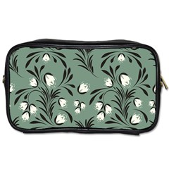 Folk Flowers Pattern Toiletries Bag (one Side) by Eskimos