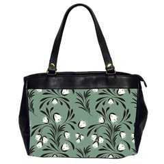 Folk Flowers Pattern Oversize Office Handbag (2 Sides) by Eskimos