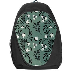 Folk Flowers Pattern Backpack Bag by Eskimos