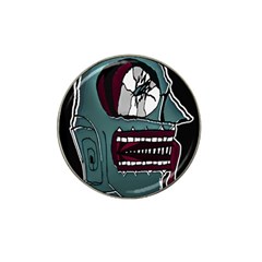 Colored Creepy Man Portrait Illustration Hat Clip Ball Marker (10 Pack) by dflcprintsclothing