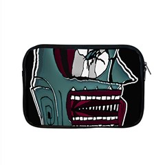 Colored Creepy Man Portrait Illustration Apple Macbook Pro 15  Zipper Case by dflcprintsclothing