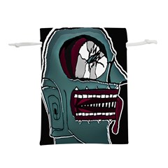 Colored Creepy Man Portrait Illustration Lightweight Drawstring Pouch (m) by dflcprintsclothing