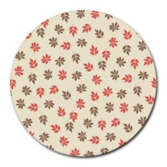 Ashleaf Maple Round Mousepads by tmsartbazaar