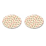 Ashleaf Maple Cufflinks (Oval) Front(Pair)