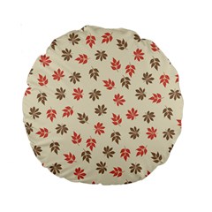 Ashleaf Maple Standard 15  Premium Round Cushions by tmsartbazaar