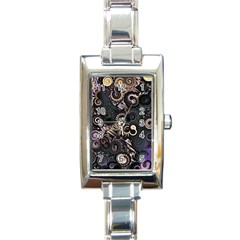 Whirligig Rectangle Italian Charm Watch by MRNStudios