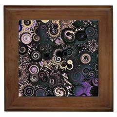 Whirligig Framed Tile by MRNStudios