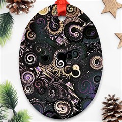 Whirligig Ornament (oval) by MRNStudios