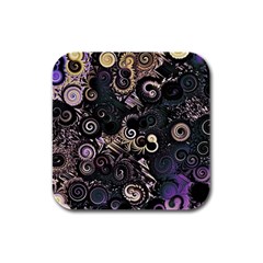 Whirligig Rubber Square Coaster (4 Pack)  by MRNStudios