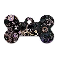 Whirligig Dog Tag Bone (two Sides) by MRNStudios