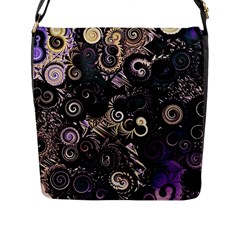 Whirligig Flap Closure Messenger Bag (l) by MRNStudios