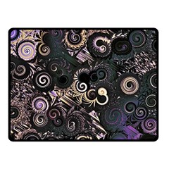 Whirligig Double Sided Fleece Blanket (small)  by MRNStudios