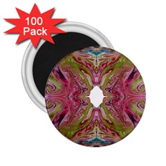 Marbling Collage 2 25  Magnets (100 Pack)  by kaleidomarblingart