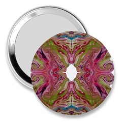 Marbling Collage 3  Handbag Mirrors by kaleidomarblingart