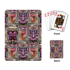 Collage Repeats Playing Cards Single Design (rectangle) by kaleidomarblingart