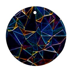 Broken Bubbles Round Ornament (two Sides) by MRNStudios