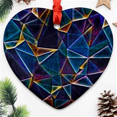 Broken Bubbles Heart Ornament (two Sides) by MRNStudios