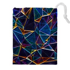 Broken Bubbles Drawstring Pouch (4xl) by MRNStudios