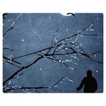 Full Moon Landscape Scene Illustration Double Sided Flano Blanket (Medium)  60 x50  Blanket Front