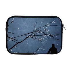 Full Moon Landscape Scene Illustration Apple Macbook Pro 17  Zipper Case by dflcprintsclothing