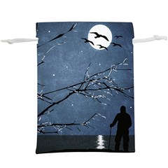 Full Moon Landscape Scene Illustration  Lightweight Drawstring Pouch (xl) by dflcprintsclothing