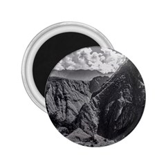 Machu Picchu Black And White Landscape 2 25  Magnets by dflcprintsclothing