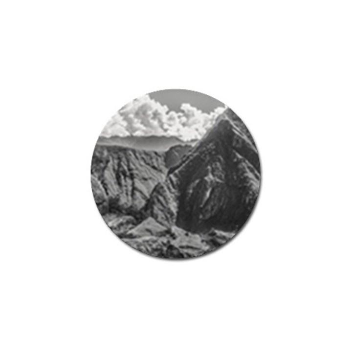 Machu Picchu Black And White Landscape Golf Ball Marker (4 pack)