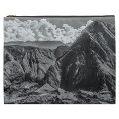 Machu Picchu Black And White Landscape Cosmetic Bag (xxxl) by dflcprintsclothing