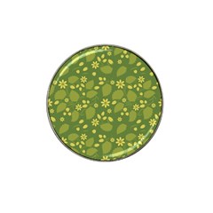 Folk Flowers Pattern Floral Surface Design  Hat Clip Ball Marker by Eskimos