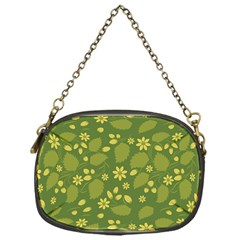 Folk Flowers Pattern Floral Surface Design  Chain Purse (one Side) by Eskimos