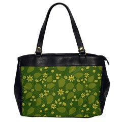 Folk Flowers Pattern Floral Surface Design  Oversize Office Handbag by Eskimos