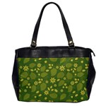 Folk flowers pattern Floral surface design  Oversize Office Handbag Front