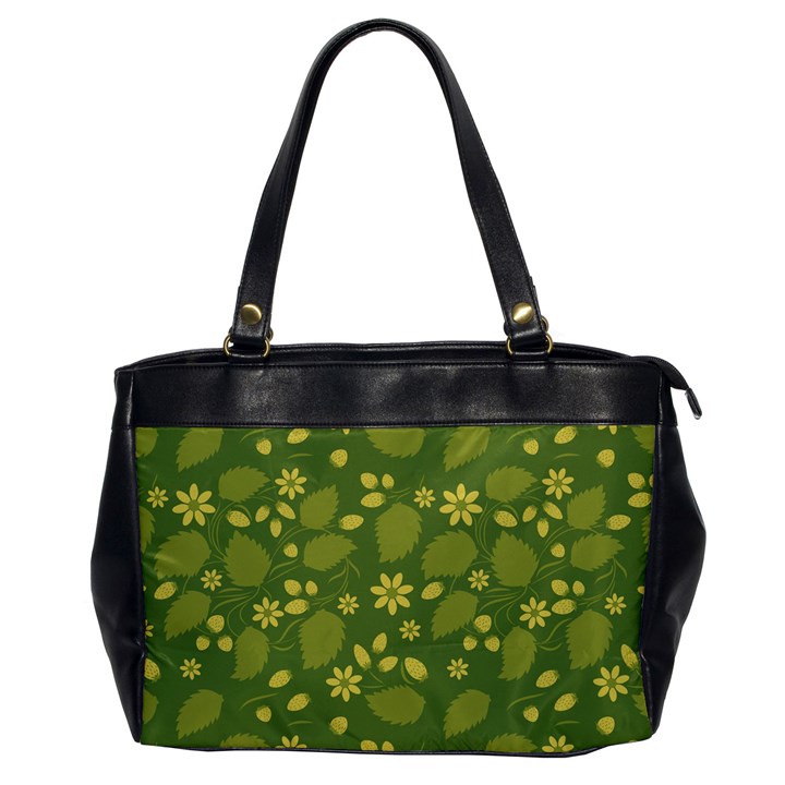 Folk flowers pattern Floral surface design  Oversize Office Handbag