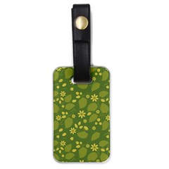 Folk Flowers Pattern Floral Surface Design  Luggage Tag (one Side) by Eskimos