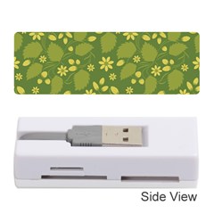 Folk Flowers Pattern Floral Surface Design  Memory Card Reader (stick) by Eskimos