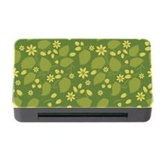 Folk Flowers Pattern Floral Surface Design  Memory Card Reader With Cf by Eskimos