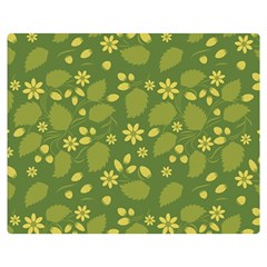 Folk Flowers Pattern Floral Surface Design  Double Sided Flano Blanket (medium)  by Eskimos