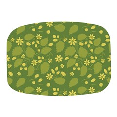 Folk Flowers Pattern Floral Surface Design  Mini Square Pill Box